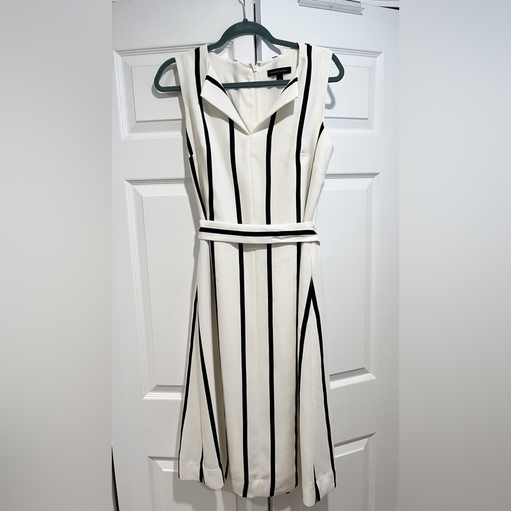 Banana Republic sleeveless a-line dress